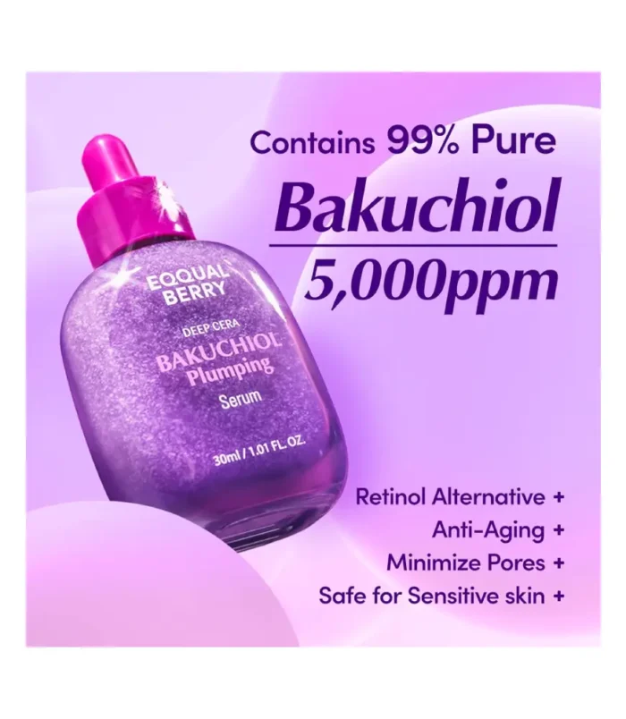 Eqqualberry - Bakuchiol Plumping Serum - 30ml 2